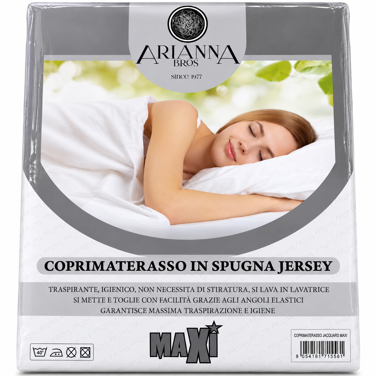 Coprimaterasso Spugna Jersey 130x 200 + 30